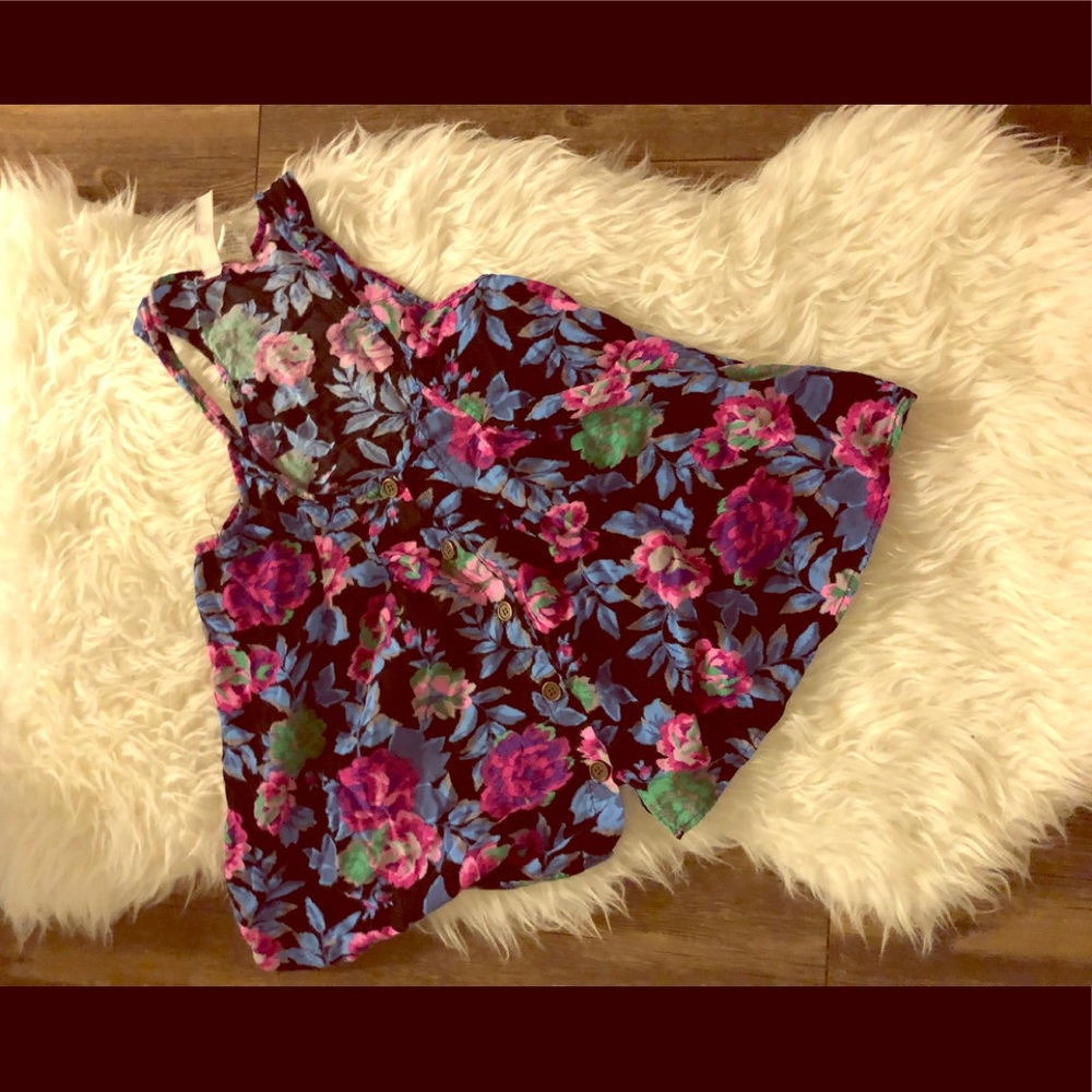 **SOLD** Floral tank